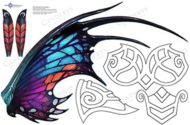 Brightwing Cosplay Patterns (PDF) Hearthstone Mercenaries
