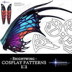 Brightwing Cosplay Patterns (PDF) Hearthstone Mercenaries